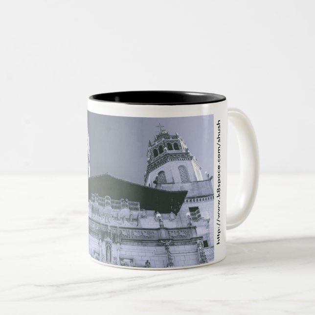 Tasse 2 Couleurs CHUT le musée (Devant droit)