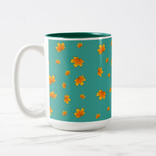 Tasse 2 Couleurs Chute des Feuilles
