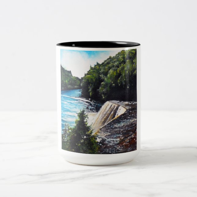 Tasse 2 Couleurs Chutes de Tahquamenon | Musique (Centre)