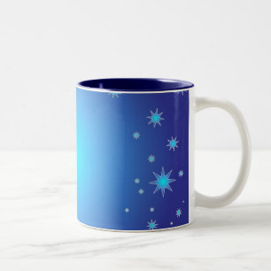 Tasse 2 Couleurs Ciel de nuit bleu