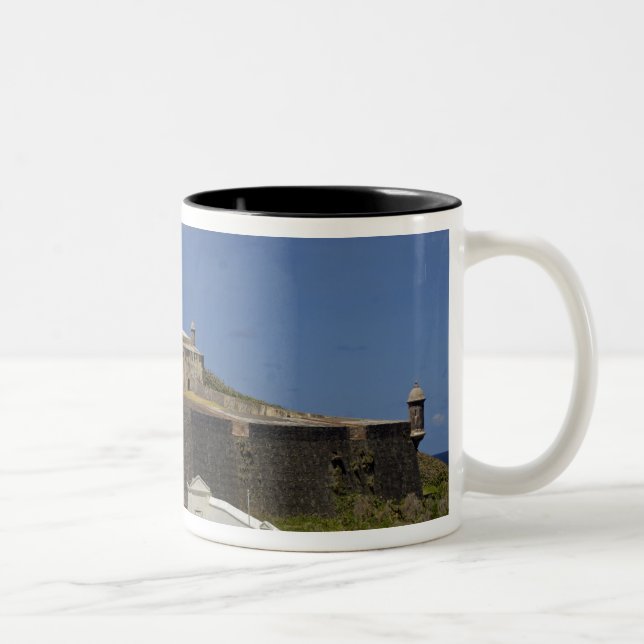 Tasse 2 Couleurs Cimetière maritime de Porto Rico (Droit)
