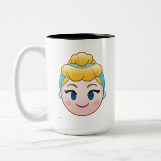 Tasse 2 Couleurs Cinderella Emoji | Cendrillon (Gauche)