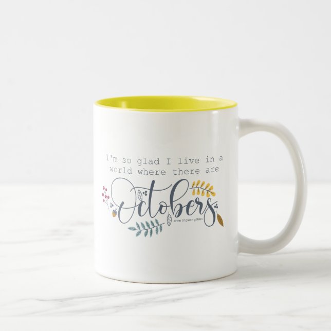 Tasse 2 Couleurs Citation Anne Of Green Gables (Droit)