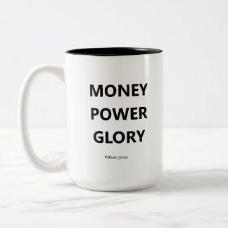 Tasse 2 Couleurs Citation d'affaires motivationnelle noir et blanc