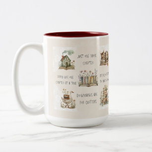 Tasse 2 Couleurs Citation de amateur de livres mignon Wrap