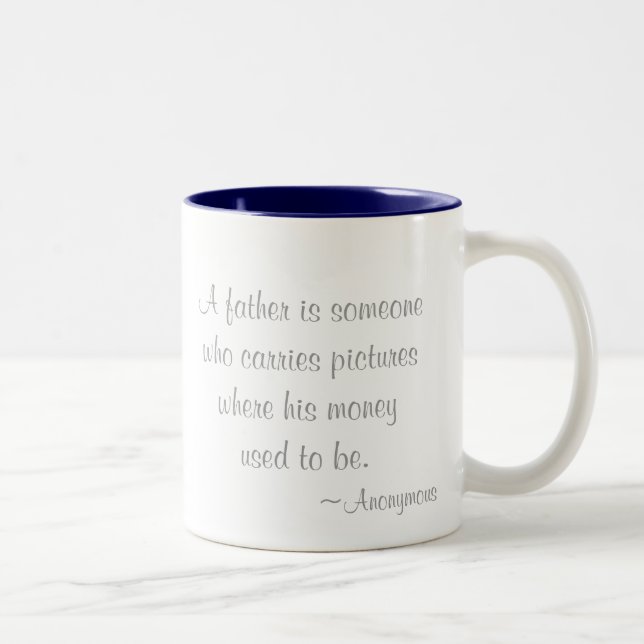Tasse 2 Couleurs Citation de bébé avec le message facultatif (Droit)