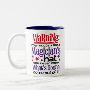 Tasse 2 Couleurs Citation de café sarcastique