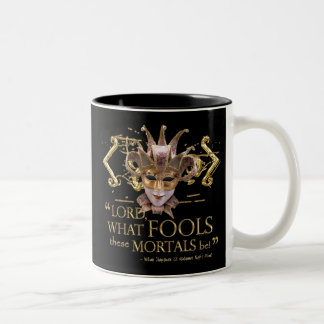 Tasse 2 Couleurs Citation de songe d'une nuit d'été (version d'or)