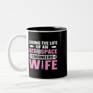 Tasse 2 Couleurs Citation d'ingénieur pour femme d'une femme d'une 