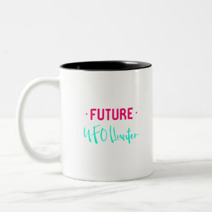Tasse 2 Couleurs Citation étrangère de l'espace de futur d'UFO
