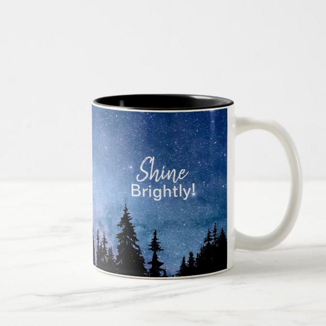 Tasse 2 Couleurs Citation Inspirante brillante très motivationnelle (Droit)