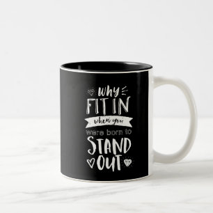 Tasse 2 Couleurs Citation inspirée de motivation soutenue pour se