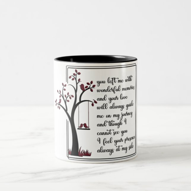 Tasse 2 Couleurs Citation/Sublimation du Cardinal Memorial (Centre)