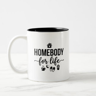 Tasse 2 Couleurs Citation Vie de Sédentaire Deux Tons