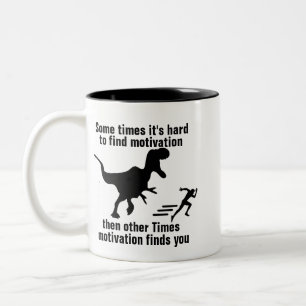 Tasse 2 Couleurs Citations De Motivation Drôle, Dit Dinosaure Graph