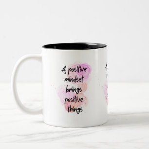 Tasse 2 Couleurs citations inspirantes positives, Emaîtrise