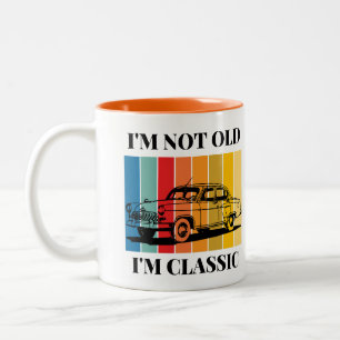 Tasse 2 Couleurs Citer Im Pas Vieux Im Classic Pour Voiture
