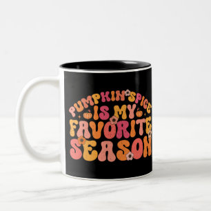 Tasse 2 Couleurs Citrouille Spice est ma saison préférée