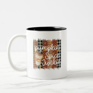 Tasse 2 Couleurs Citrouille Spice Junkie - Automne Rustique