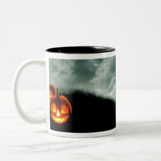 Tasse 2 Couleurs Citrouilles d'Halloween