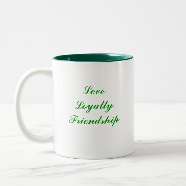 Tasse 2 Couleurs Claddagh (Gauche)