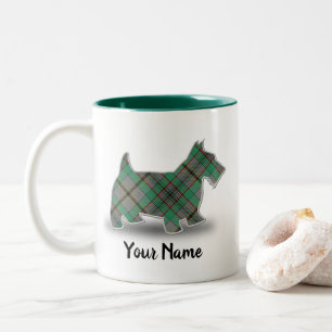 Tasse 2 Couleurs Clan écossais Craig Tartan Scottish Terrier