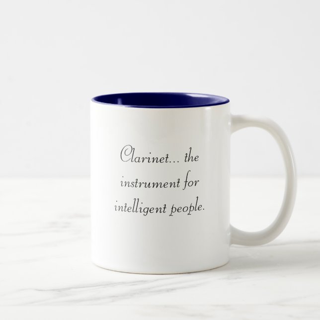Tasse 2 Couleurs clarinette, clarinette… l'instrument pour (Droit)