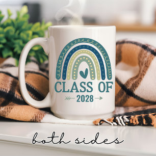 Tasse 2 Couleurs Classe de 2026 Mug, Cadeau de graduation personnal