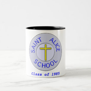 Tasse 2 Couleurs Classe de couleur personnalisable de l'école Saint