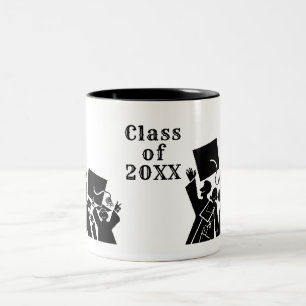 Tasse 2 Couleurs Classe de groupe de diplômés de 20XX