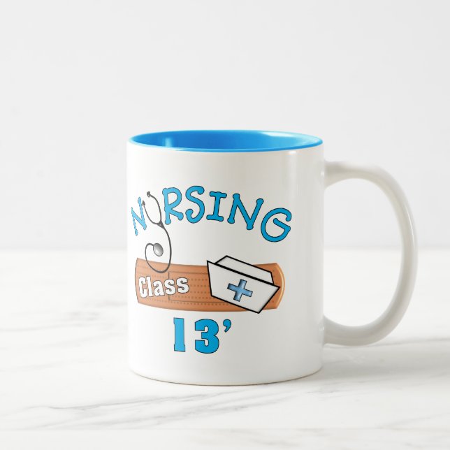 Tasse 2 Couleurs Classe d'étudiant de soins de 2013 cadeaux (Droit)