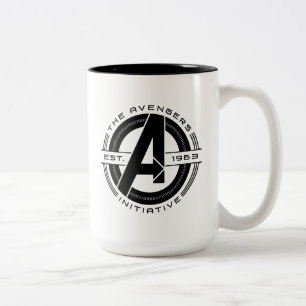 Tasse 2 Couleurs Classique Avengers Logo de lentilles de l'initia