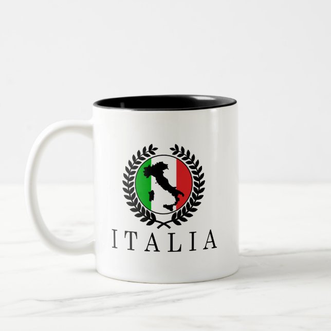 Tasse 2 Couleurs Classique d'Italie (Gauche)