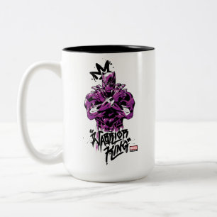 Tasse 2 Couleurs Classiques Avengers Black Panther, le roi guerri