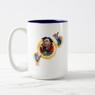 Tasse 2 Couleurs Classiques Avengers Doctor Strange à travers les