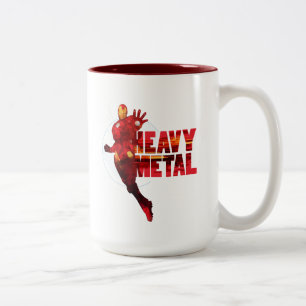Tasse 2 Couleurs Classiques Avengers Iron Man "Heavy Metal"