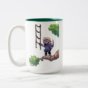 Tasse 2 Couleurs Classiques Avengers Mini Hawkeye dans l'arbre