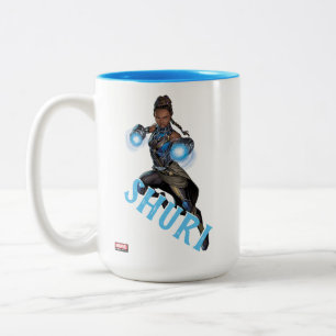 Tasse 2 Couleurs Classiques Avengers Shuri Saut avec gantelets