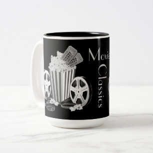 Tasse 2 Couleurs Classiques de cinéma noir et blanc
