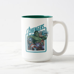 Tasse 2 Couleurs Classiques des Avengers   Art Rétro des Avengers