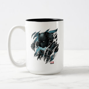 Tasse 2 Couleurs Classiques des Avengers Black Panther déchirant
