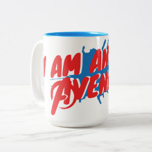 Tasse 2 Couleurs Classiques des Vengeurs   Graphique "Je suis un Ve