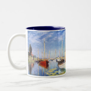 Tasse 2 Couleurs Claude Monet : Embarcations de plaisance à