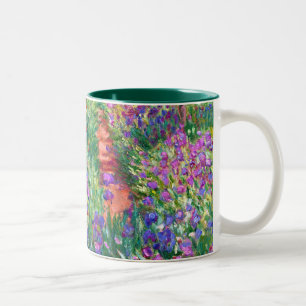 Tasse 2 Couleurs Claude Monet : Le jardin d'iris chez Giverny