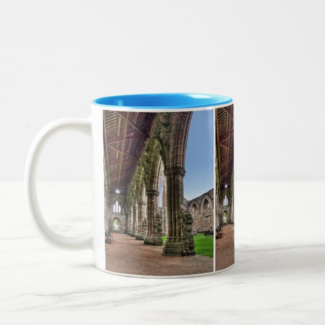 Tasse 2 Couleurs Cloîtres de l'abbaye de Tintern, Moines cistercien (Gauche)