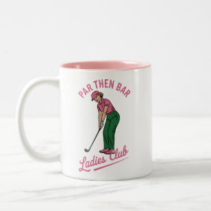 Tasse 2 Couleurs Club de golf pour dames Par puis Bar Golf Golfing 