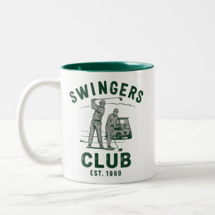 Tasse 2 Couleurs Club de Swingueurs Golfeur de Golf Drôle et Sarcas