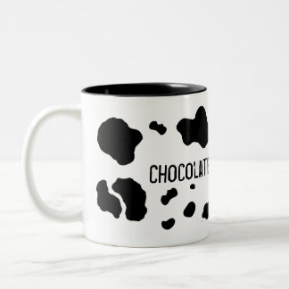 Tasse 2 Couleurs Club Muh de lundi de lait chocolaté