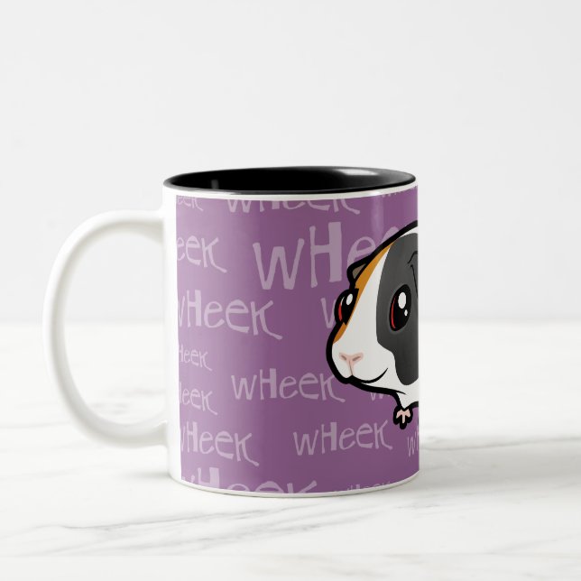 Tasse 2 Couleurs Cobaye bruyant (cheveux lisses) (Gauche)