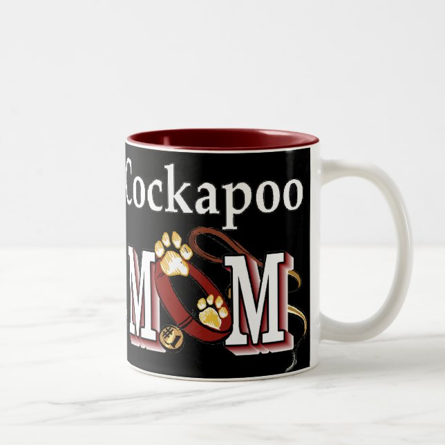 Tasse 2 Couleurs Cockapoo Chien Maman Cadeaux (Droit)